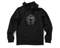 Black hoodie, fr3sh x gaia hoodie, Stanley/Stella cruiser hoodie, greek mythology design, gaia clothing, gaia design, hoodie with gaia design, ancient fashion, streetwear hoodie