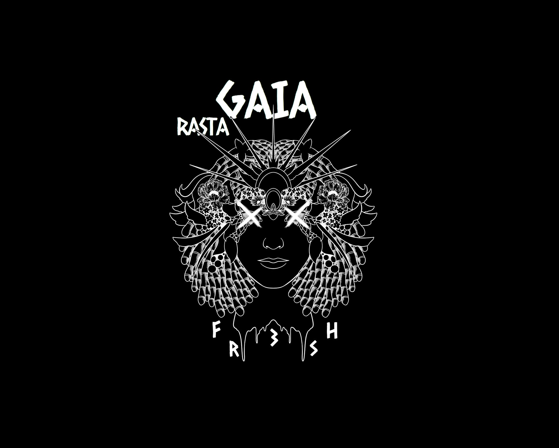 fr3sh x rasta gaia, Rasta Gaia, official fr3sh x rasta gaia design